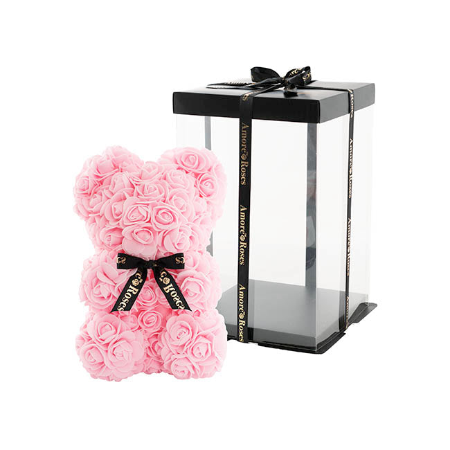 Luxury Rose Bear Gift Box 25cm