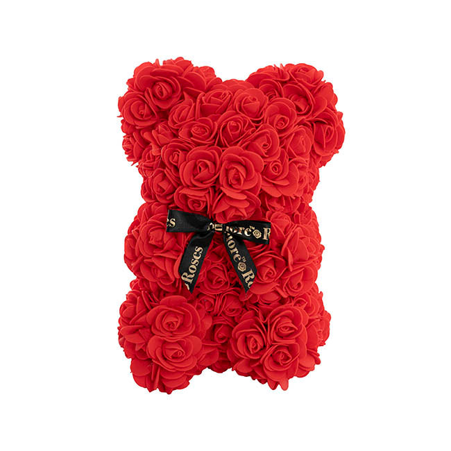 Luxury Rose Bear Gift Box 25cm