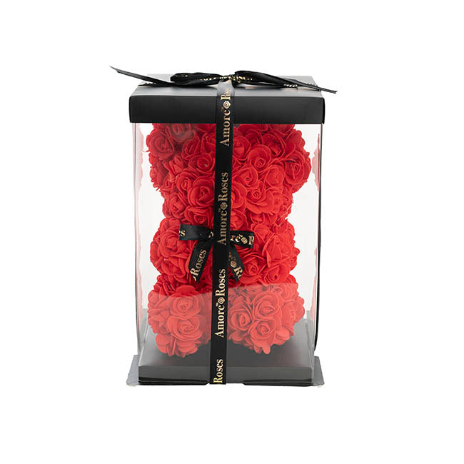 Luxury Rose Bear Gift Box 25cm