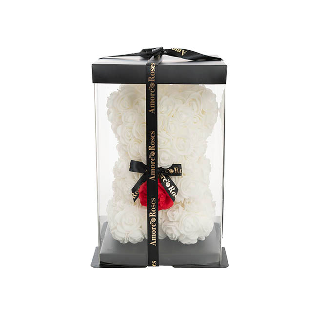 Luxury Rose Bear Gift Box 25cm